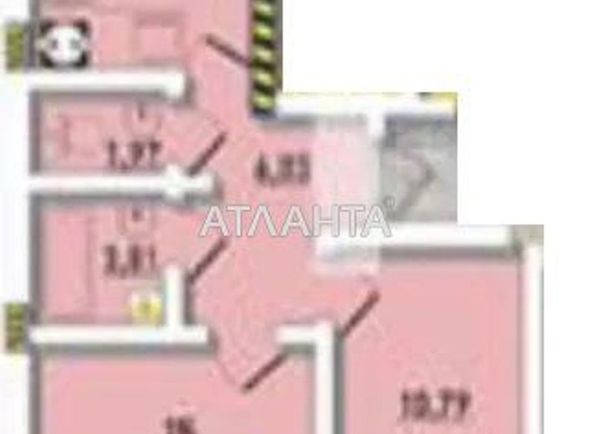 2-комнатная квартира по адресу ул. Гранитная (площадь 58,0 м2) - Atlanta.ua - фото 3