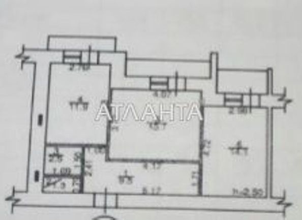 2-комнатная квартира по адресу ул. Бочарова ген. (площадь 59,0 м2) - Atlanta.ua - фото 2