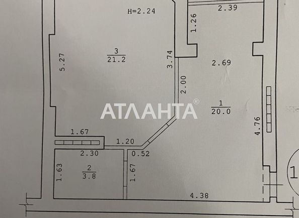 1-room apartment apartment by the address st. Vilyamsa ak (area 45 m²) - Atlanta.ua - photo 7