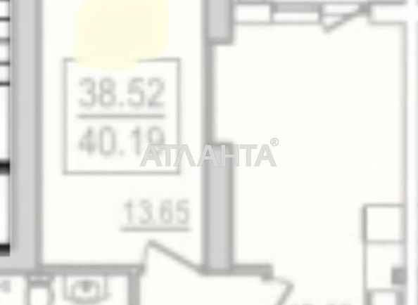 1-кімнатна квартира за адресою вул. Дача ковалевського (площа 40,0 м2) - Atlanta.ua - фото 2