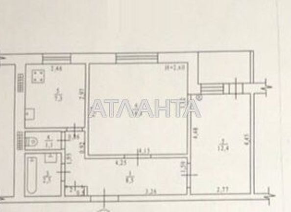 2-rooms apartment apartment by the address st. Solnechnaya (area 50,0 m2) - Atlanta.ua - photo 4