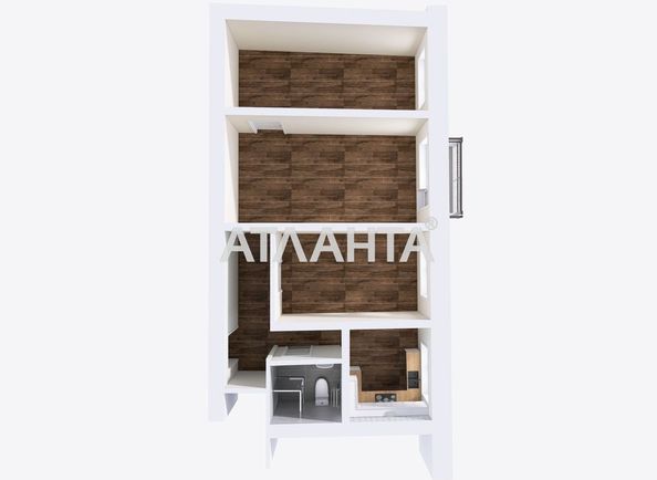 3-rooms apartment apartment by the address st. Panteleymonovskaya Chizhikova (area 55 m²) - Atlanta.ua - photo 14