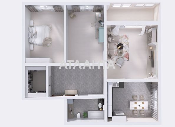 3-rooms apartment apartment by the address st. Zhabotinskogo Proletarskaya (area 84 m²) - Atlanta.ua - photo 10
