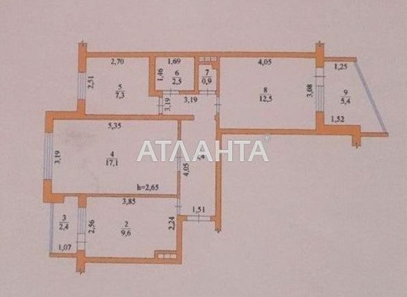 3-комнатная квартира по адресу Днепропетр. Дор. (площадь 65 м²) - Atlanta.ua - фото 11