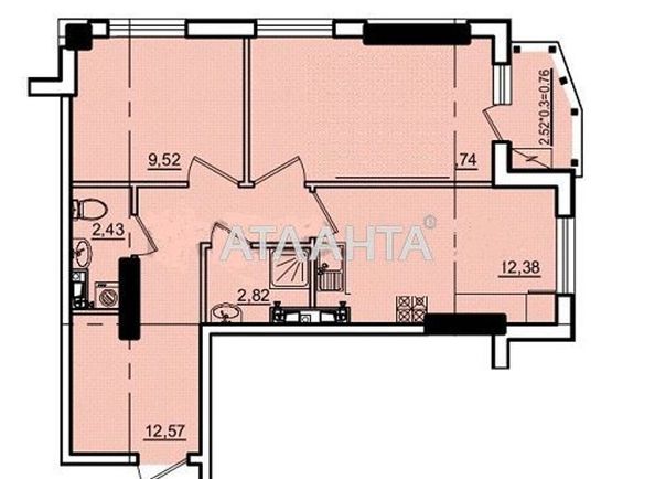 2-rooms apartment apartment by the address st. Kulikovskiy 2 y per (area 57,0 m2) - Atlanta.ua - photo 2