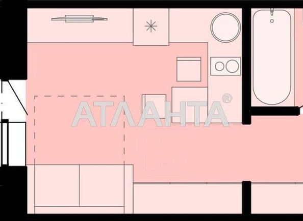 1-room apartment apartment by the address st. Profsoyuznaya (area 24,0 m2) - Atlanta.ua - photo 4