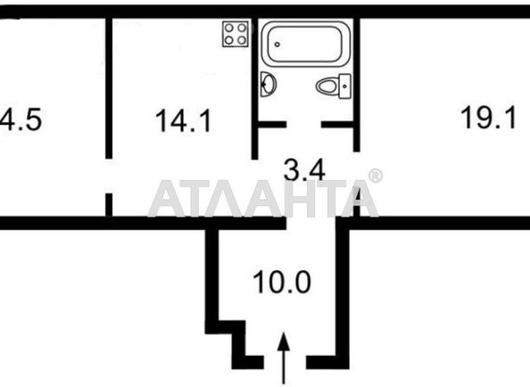 2-rooms apartment apartment by the address st. Kondratyuka Yuriya (area 64,0 m2) - Atlanta.ua - photo 16