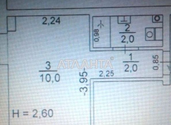1-room apartment apartment by the address st. Shkolnaya (area 38,2 m²) - Atlanta.ua - photo 8