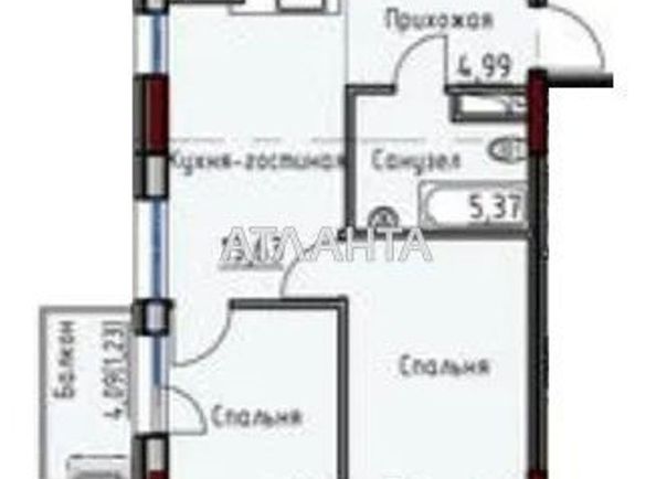 2-rooms apartment apartment by the address st. Inglezi 25 chapaevskoy div (area 50,0 m2) - Atlanta.ua - photo 2