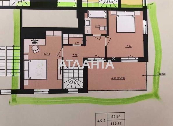 4+-rooms apartment apartment by the address st. Lemkovskaya ul (area 119,3 m2) - Atlanta.ua - photo 4