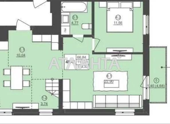 4+-rooms apartment apartment by the address st. Lemkovskaya ul (area 119,3 m²) - Atlanta.ua - photo 16