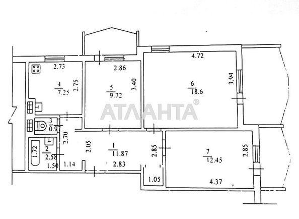 3-rooms apartment apartment by the address st. Primorskaya (area 75,0 m2) - Atlanta.ua - photo 5