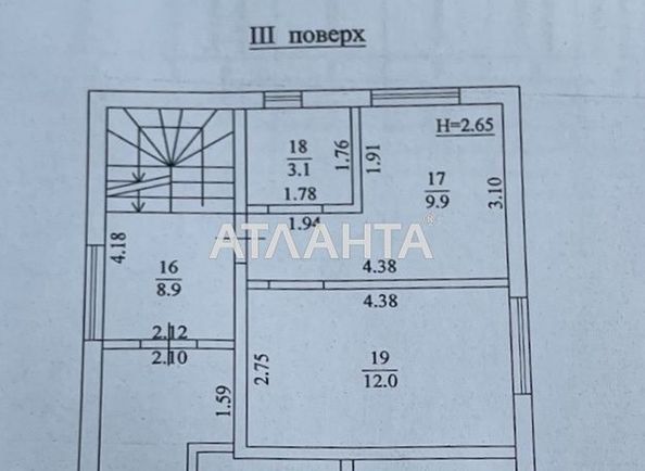 1-room apartment apartment by the address st. Umova (area 25,0 m2) - Atlanta.ua