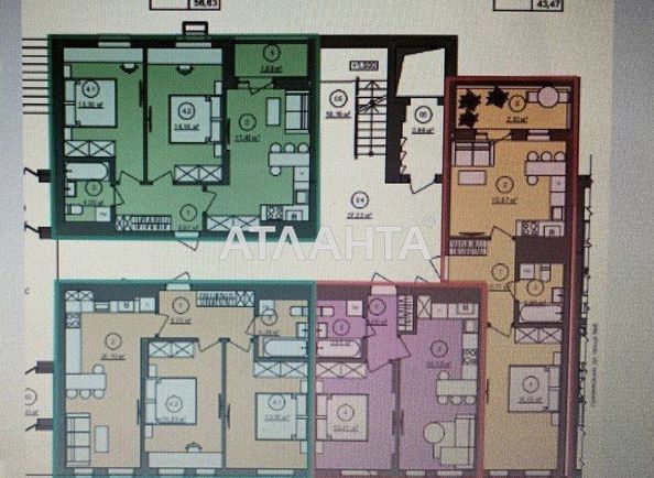 1-room apartment apartment by the address st. Shchiretskaya ul (area 44,0 m2) - Atlanta.ua - photo 3