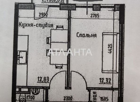 1-room apartment apartment by the address st. Radostnaya (area 39,2 m2) - Atlanta.ua - photo 8