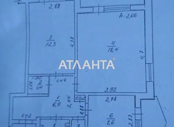 2-rooms apartment apartment by the address st. Glushko ak pr Dimitrova pr (area 56,0 m2) - Atlanta.ua - photo 2