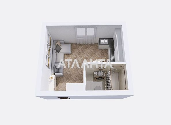 1-room apartment apartment by the address st. Kornyushina (area 21 m²) - Atlanta.ua - photo 6