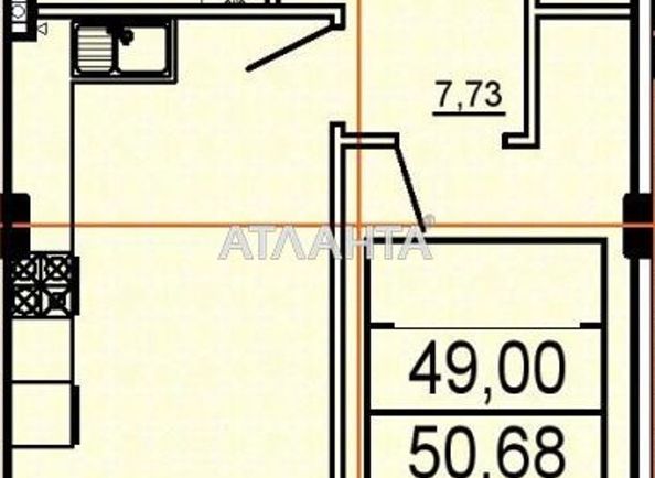 1-room apartment apartment by the address st. Kulikovskiy 2 y per (area 50,8 m2) - Atlanta.ua - photo 7