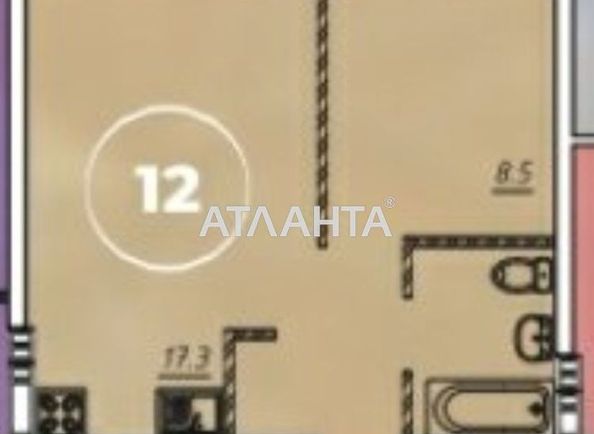 1-комнатная квартира по адресу ул. Инглези (площадь 33,7 м²) - Atlanta.ua - фото 6