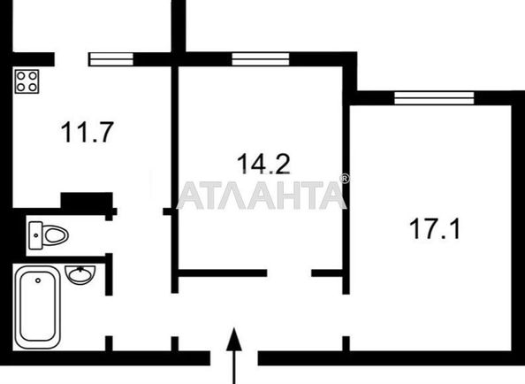 2-кімнатна квартира за адресою вул. Максимовича (площа 65,5 м2) - Atlanta.ua - фото 16