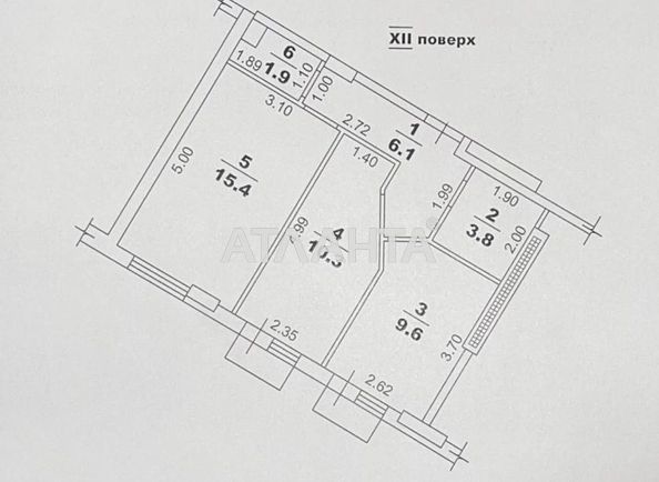 2-rooms apartment apartment by the address st. Lyustdorfskaya dor Chernomorskaya dor (area 48,0 m2) - Atlanta.ua - photo 2