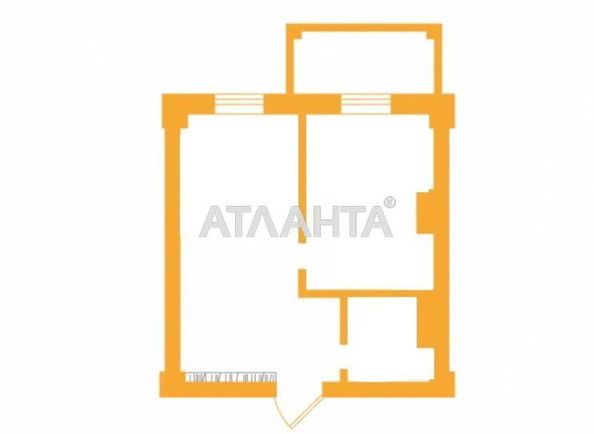 1-комнатная квартира по адресу ул. Чехова (площадь 40,0 м2) - Atlanta.ua - фото 2