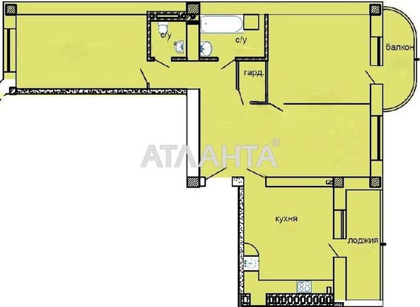 2-rooms apartment apartment by the address st. Shkolnaya (area 87,0 m2) - Atlanta.ua - photo 13