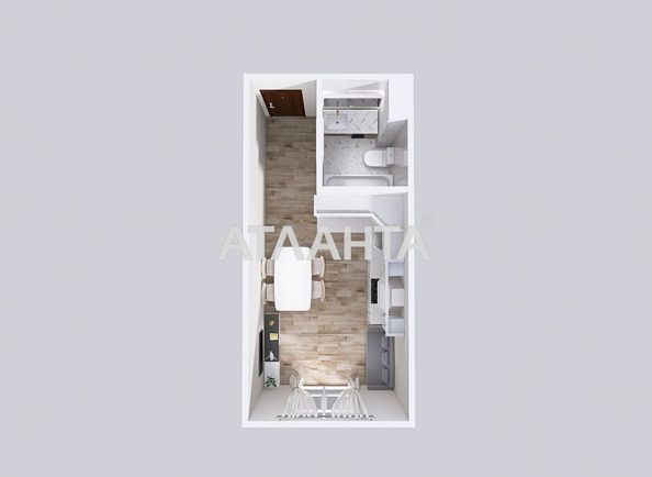 1-room apartment apartment by the address st. Radostnaya (area 23 m²) - Atlanta.ua - photo 13