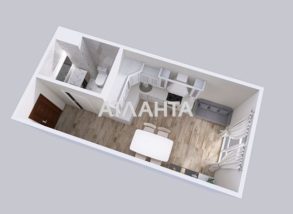 1-room apartment apartment by the address st. Radostnaya (area 23 m²) - Atlanta.ua - photo 15