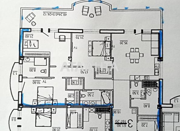 3-комнатная квартира по адресу Французский бул. (площадь 189,7 м²) - Atlanta.ua - фото 12