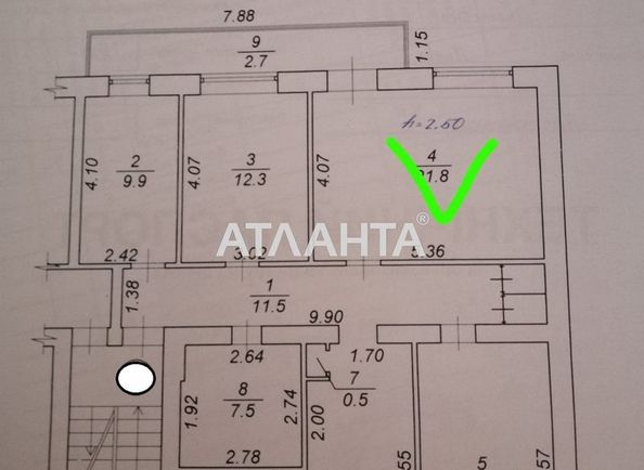 4+-rooms apartment apartment by the address st. Tadzhikskaya ul (area 100,2 m²) - Atlanta.ua - photo 9