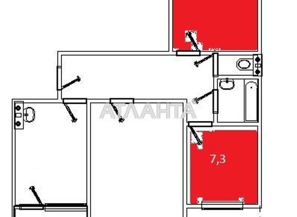 Room in dormitory apartment by the address st. Bocharova gen (area 20,0 m2) - Atlanta.ua - photo 7