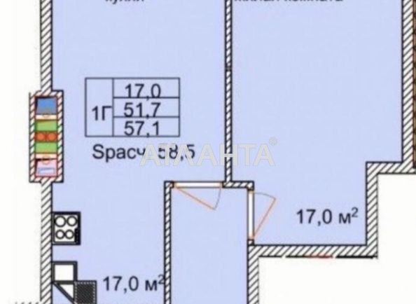 1-room apartment apartment by the address st. Fontanskaya dor Perekopskoy Divizii (area 60 m²) - Atlanta.ua - photo 12