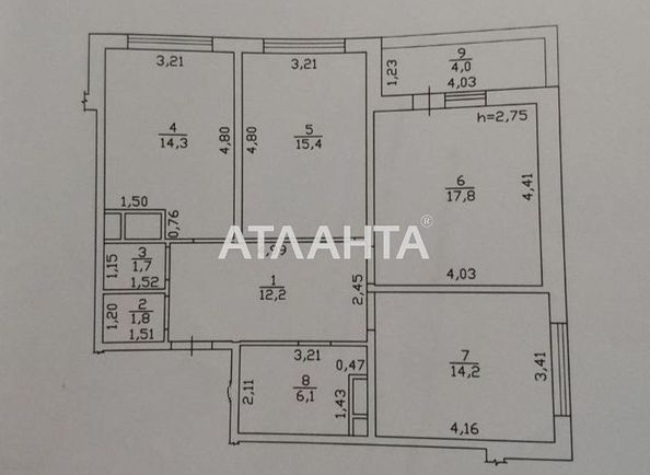 3-rooms apartment apartment by the address st. Varnenskaya (area 87,5 m2) - Atlanta.ua - photo 24
