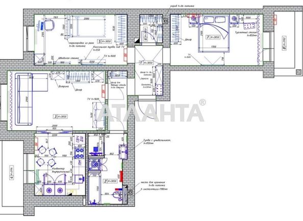 3-кімнатна квартира за адресою вул. Трамвайна (площа 86,4 м²) - Atlanta.ua - фото 14