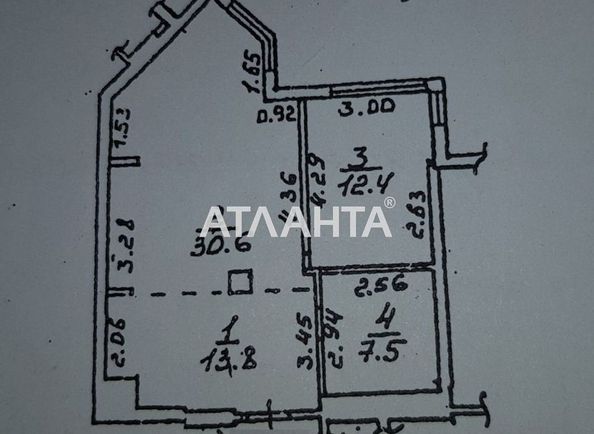 2-комнатная квартира по адресу ул. Среднефонтанская (площадь 64,0 м2) - Atlanta.ua - фото 16