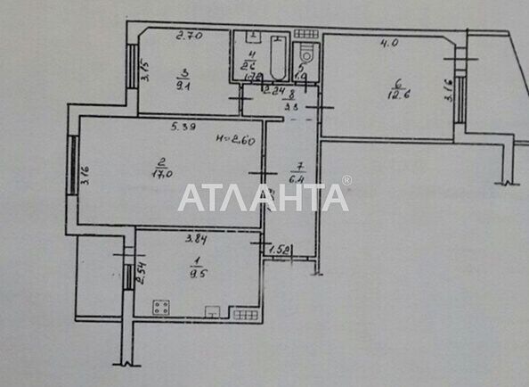 3-комнатная квартира по адресу Люстдорфская дор. (площадь 65,0 м2) - Atlanta.ua - фото 9