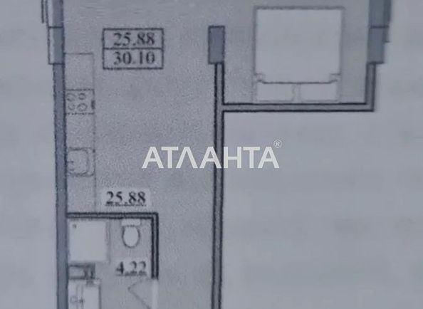 1-комнатная квартира по адресу Ванный пер. (площадь 31,0 м2) - Atlanta.ua - фото 2