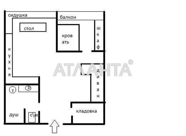 1-кімнатна квартира за адресою вул. Юнацька (площа 46,5 м2) - Atlanta.ua - фото 9