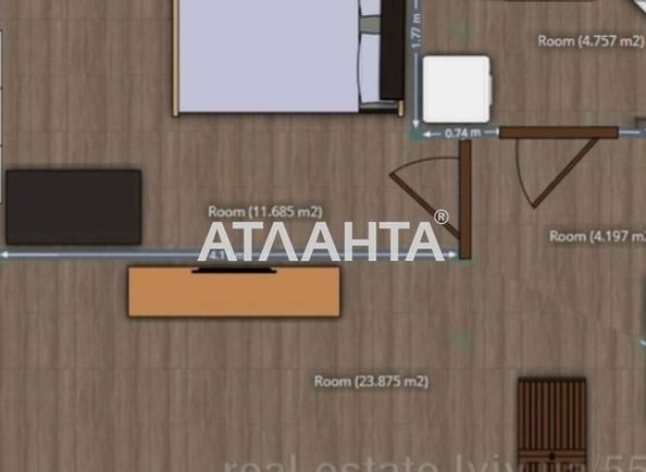 1-room apartment apartment by the address st. Truskavetskaya ul (area 45,0 m2) - Atlanta.ua - photo 9