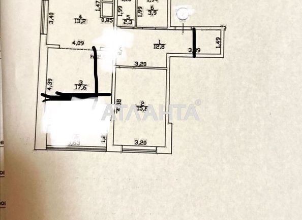 3-кімнатна квартира за адресою вул. Толбухіна (площа 73 м²) - Atlanta.ua - фото 23