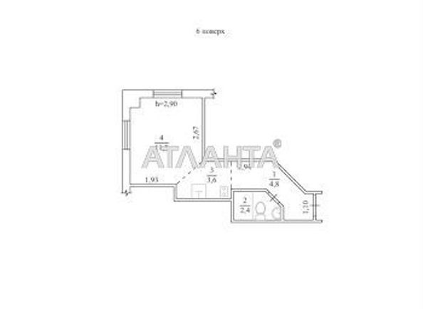 1-room apartment apartment by the address st. Lyustdorfskaya dor Chernomorskaya dor (area 22,1 m2) - Atlanta.ua - photo 9