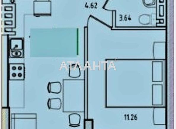 1-комнатная квартира по адресу ул. Марсельская (площадь 39,8 м2) - Atlanta.ua - фото 15
