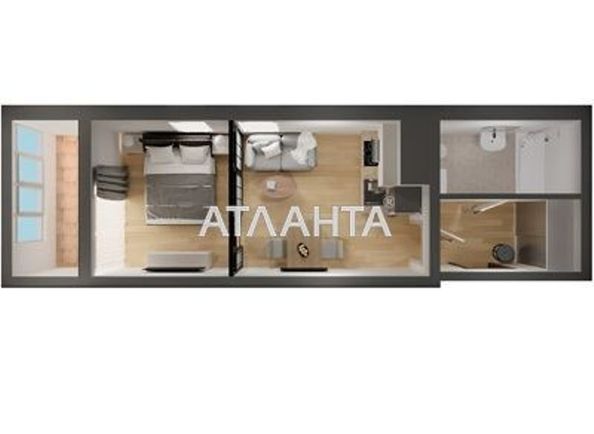 1-room apartment apartment by the address st. Franko Ivana (area 35,0 m2) - Atlanta.ua - photo 7