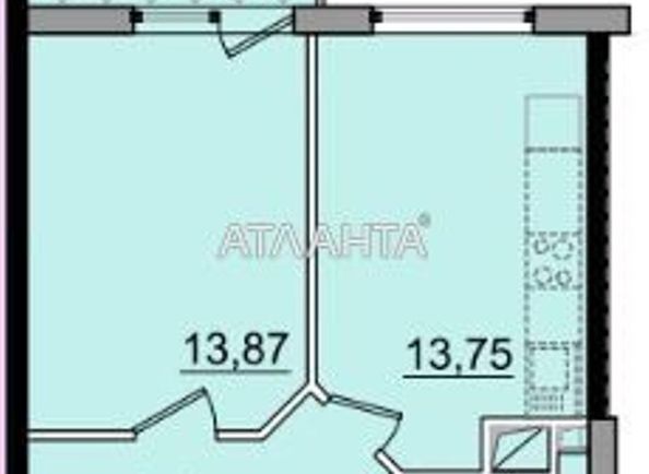 1-room apartment apartment by the address st. Sakharova (area 41,0 m2) - Atlanta.ua - photo 2