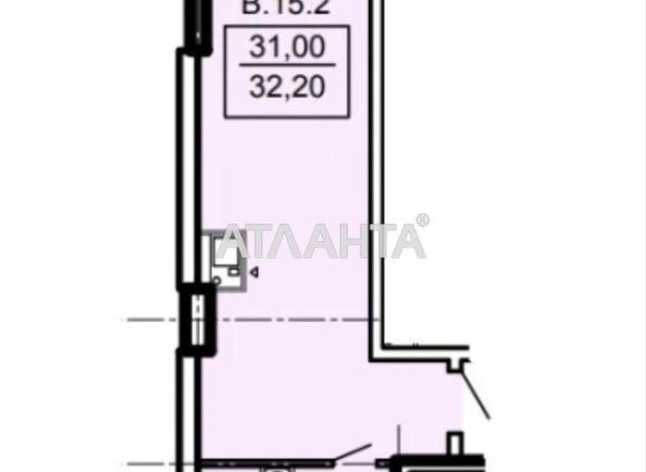 1-room apartment apartment by the address st. Topolinnyy per (area 30,1 m²) - Atlanta.ua - photo 12