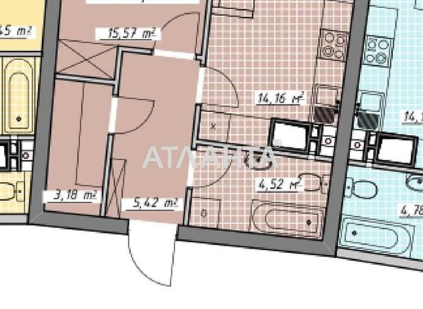 1-room apartment apartment by the address st. Kurortnyy per (area 44 m²) - Atlanta.ua - photo 2