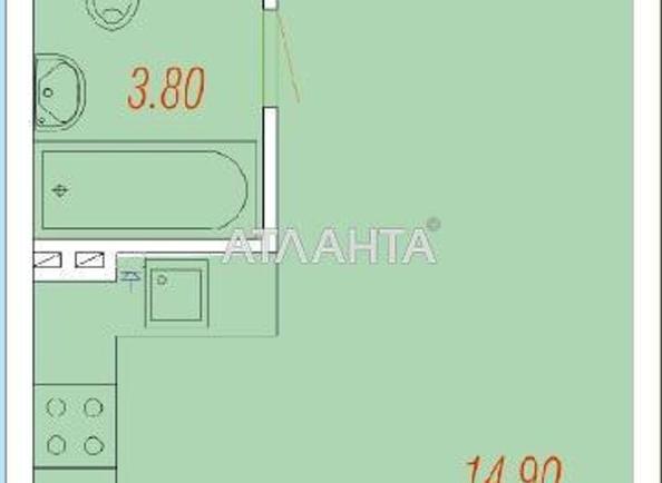 1-room apartment apartment by the address st. Stepovaya (area 20,2 m²) - Atlanta.ua - photo 2