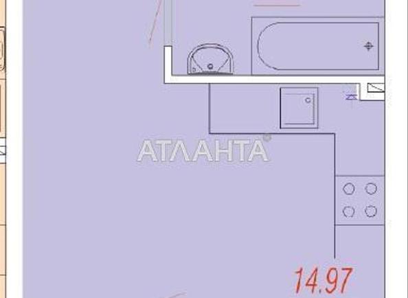 1-room apartment apartment by the address st. Stepovaya (area 21,3 m²) - Atlanta.ua - photo 2