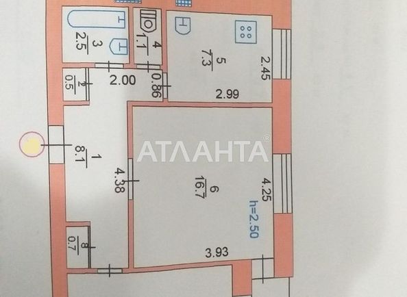2-rooms apartment apartment by the address st. Mira pr Lenina (area 50,2 m2) - Atlanta.ua - photo 7